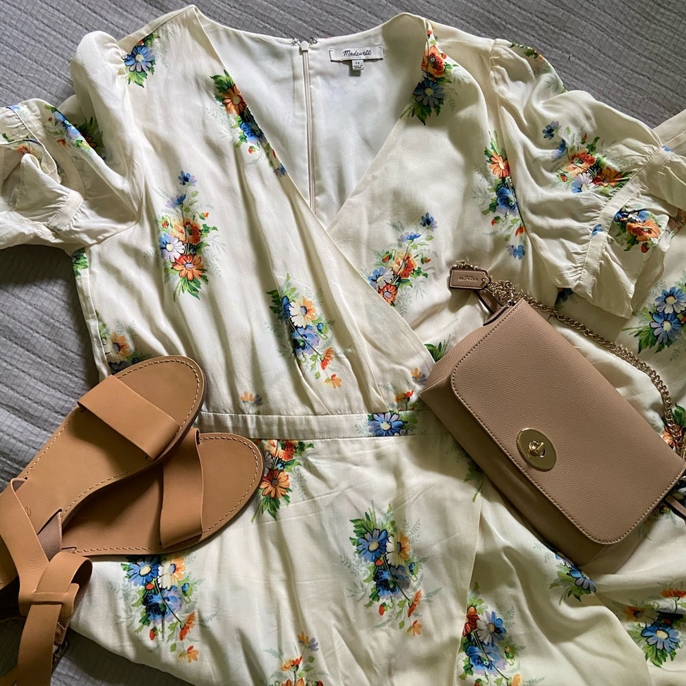 SOLD Madewell Wrap Front Maxi Dress